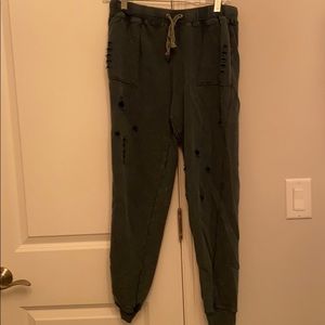 Dark Green Vintage Havana Joggers